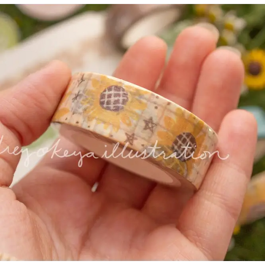 Sunflower Washi Tape