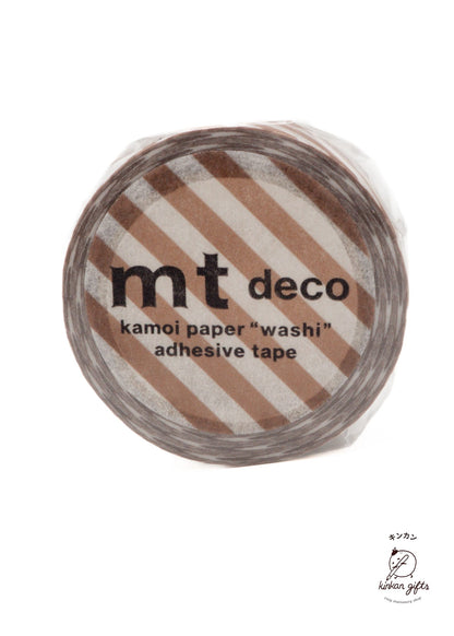 Sweet Bella Decorative Tape Stripe Brown mt masking tape single: deco series