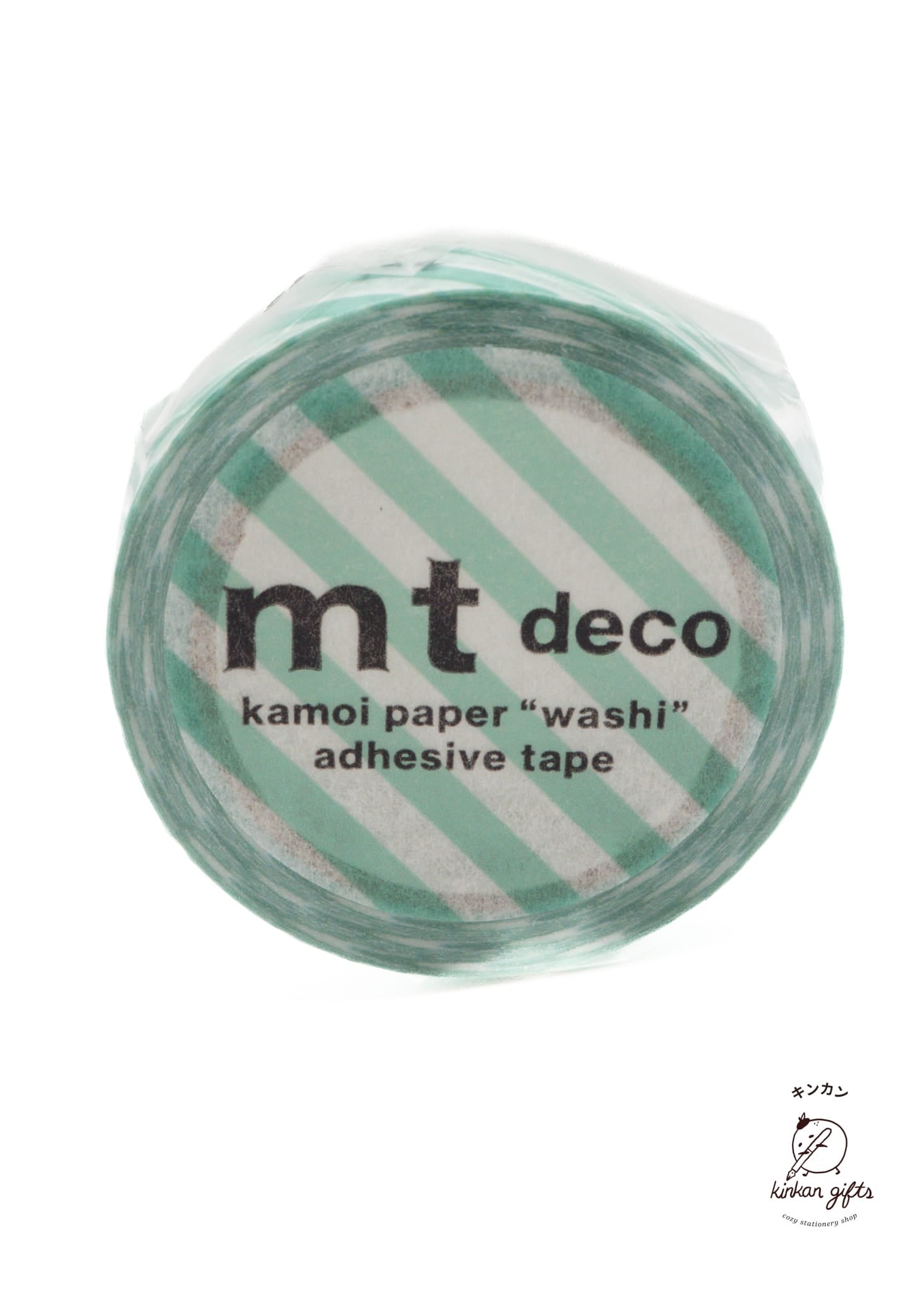 Sweet Bella Decorative Tape Stripe Emerald Green mt masking tape single: deco series