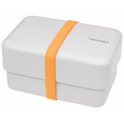 TAKENAKA Bento Box Bentos & Totes Bento Nibble Box - Made of Recycled Plastic Bottles: Coconuts White