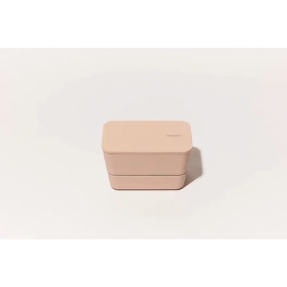 TAKENAKA Bento Box Bentos & Totes TAKENAKA BENTO Flat Dual Box: White Eggshell