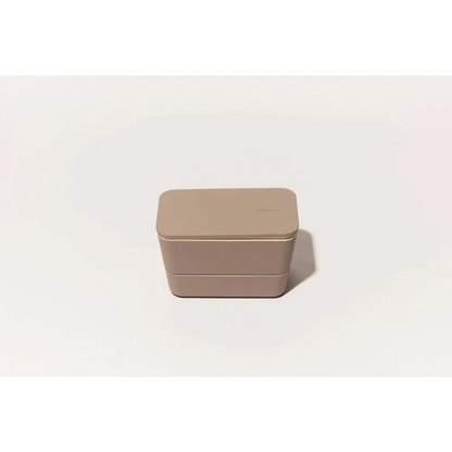 TAKENAKA Bento Box Bentos & Totes TAKENAKA BENTO Flat Dual Box: White Eggshell