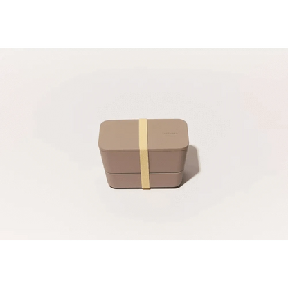 TAKENAKA Bento Box Bentos & Totes TAKENAKA BENTO Flat Dual Box: White Eggshell