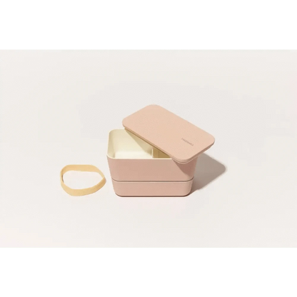 TAKENAKA Bento Box Bentos & Totes TAKENAKA BENTO Flat Dual Box: White Eggshell