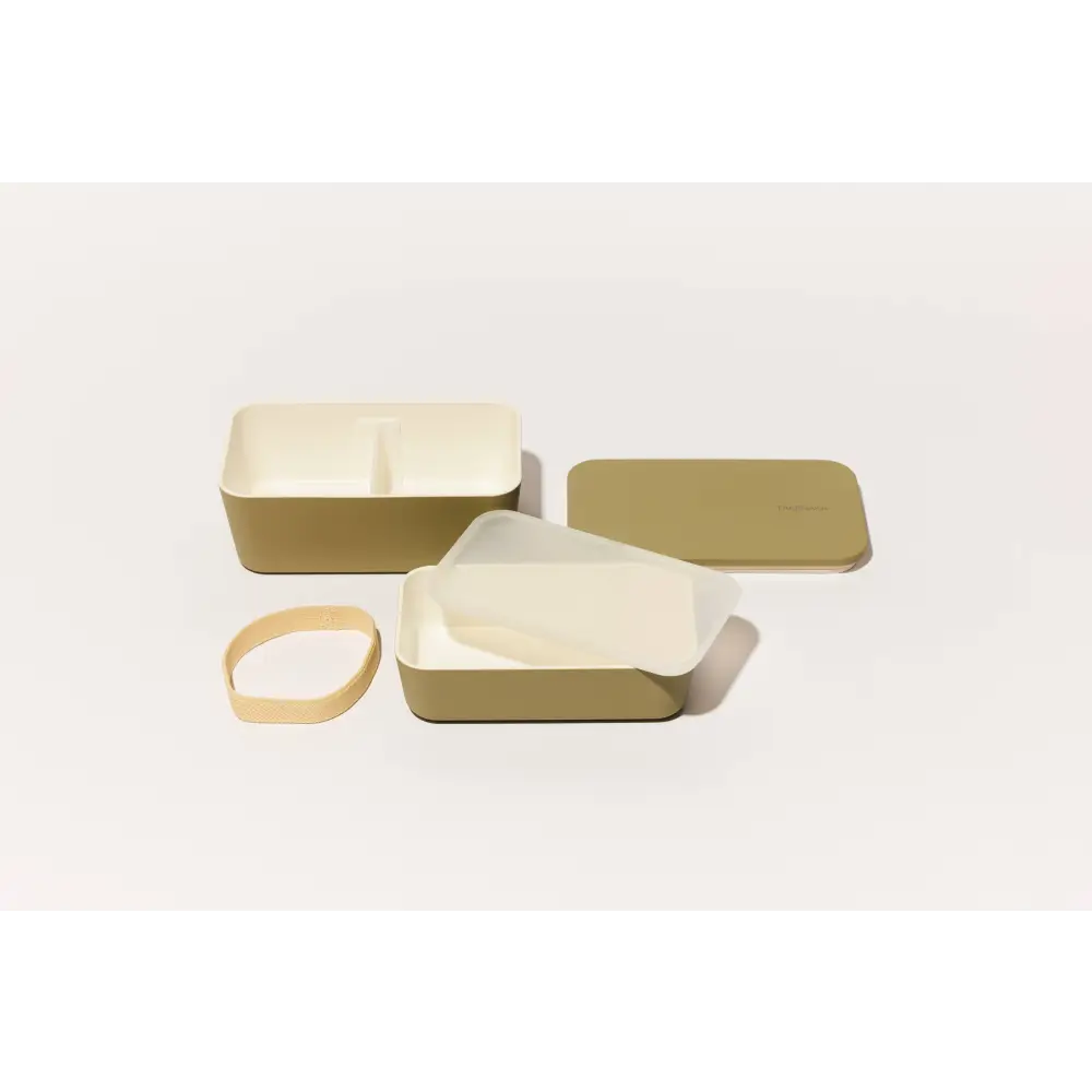 TAKENAKA BENTO Flat Dual Box: Ocean Breeze - lunch boxes & totes