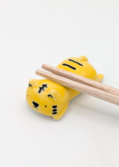 TANAKAHASHI Co. Chopsticks & Chopstick Rests Tiger Hasami Ware Ceramic Chopstick Rest