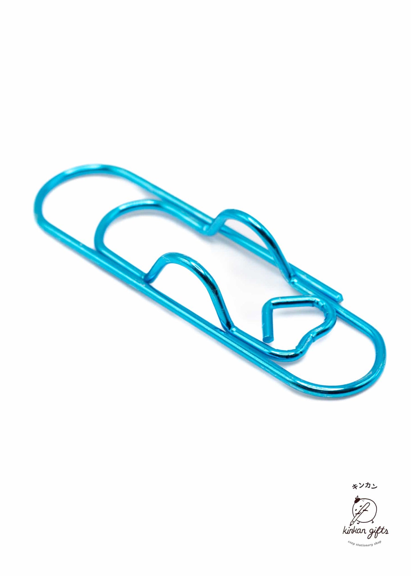 Temu Pen Clips Blue Metal Heart Pen Holder Clip