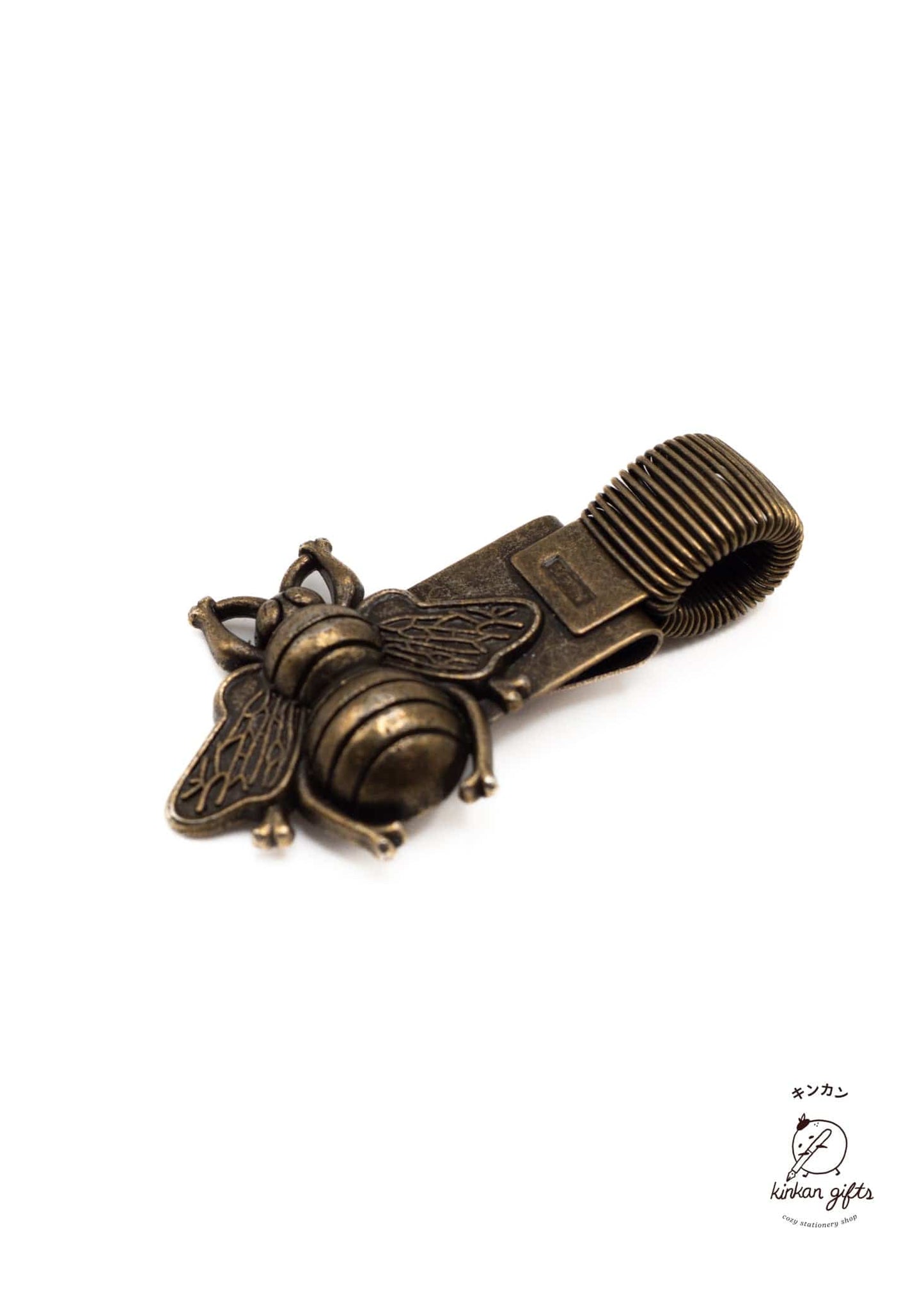 Temu Pen Clips Bronze / Bee Metal Insect Pen Clip/Loop