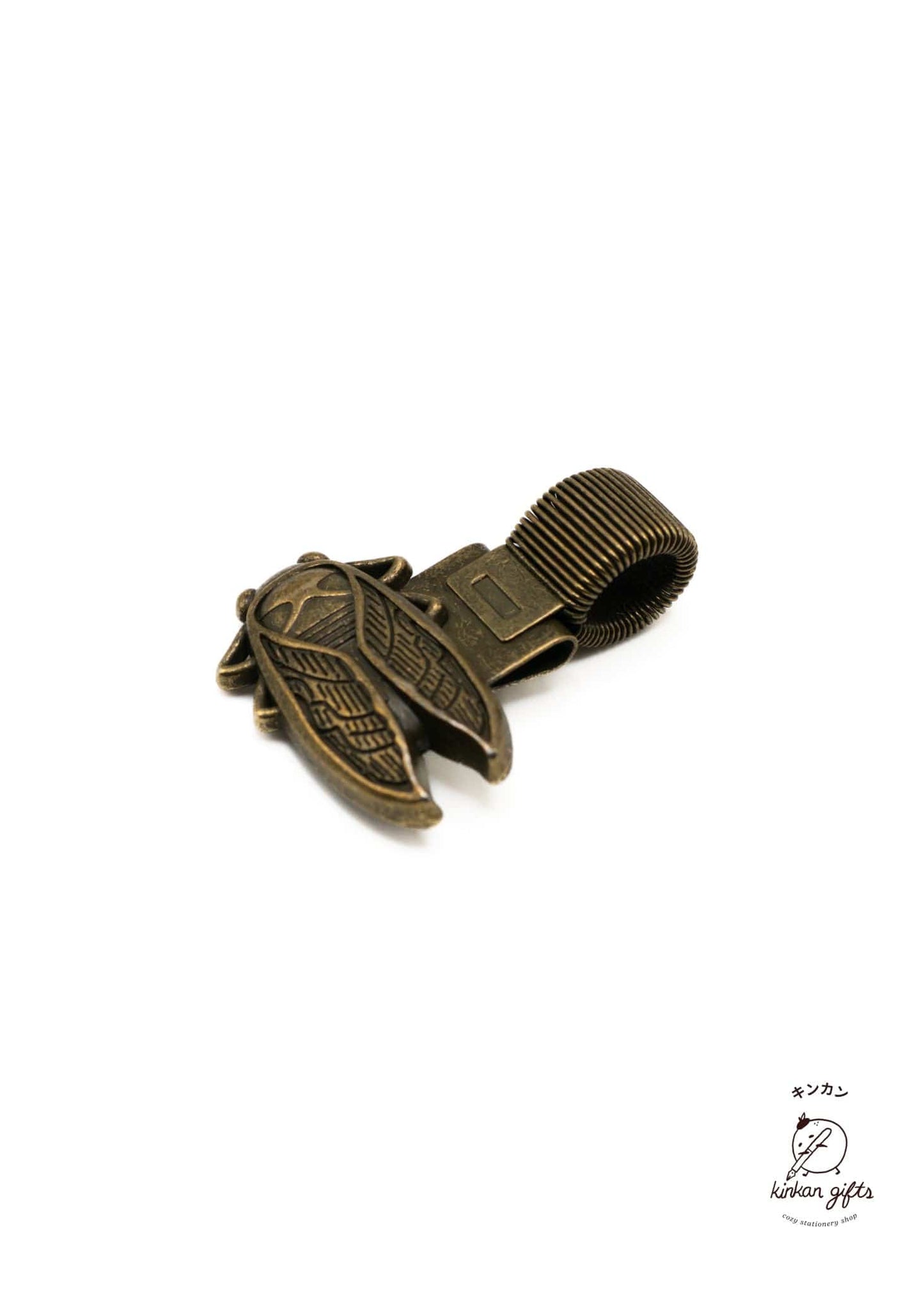 Temu Pen Clips Bronze / Cicada Metal Insect Pen Clip/Loop