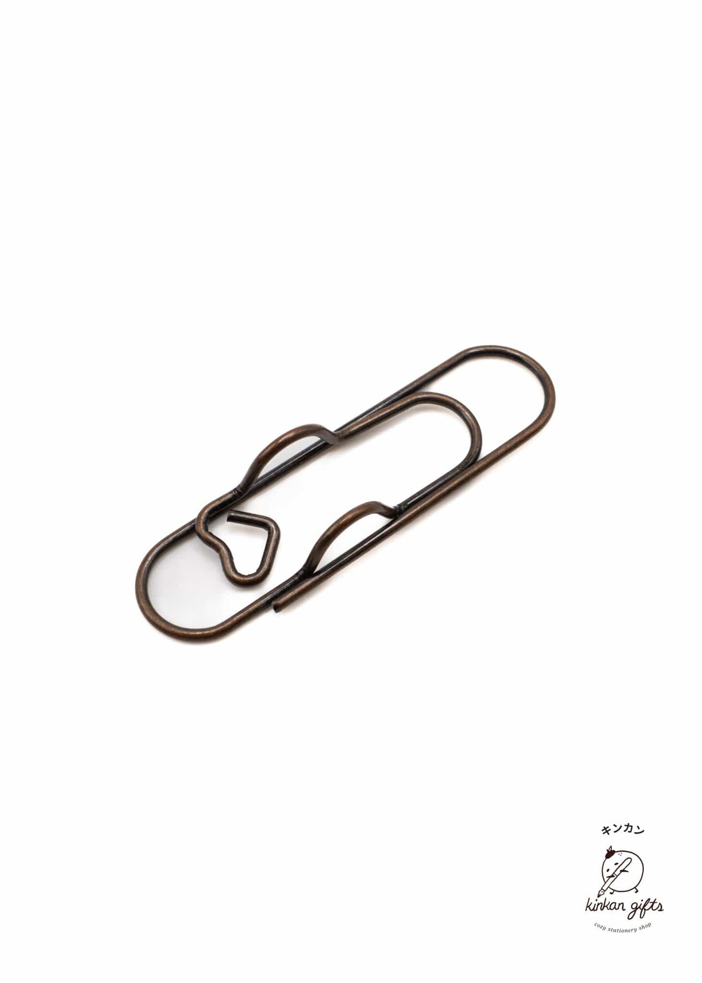 Temu Pen Clips Brown Metal Heart Pen Holder Clip