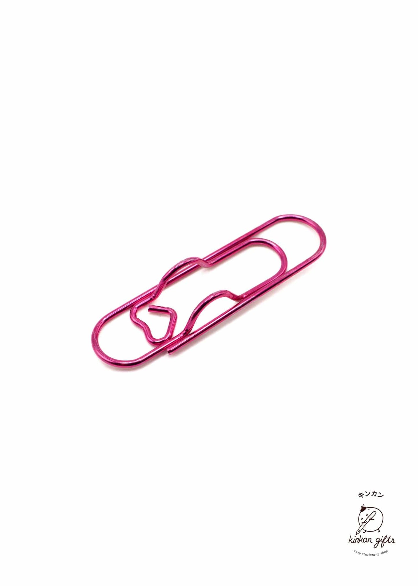 Temu Pen Clips Magenta Metal Heart Pen Holder Clip