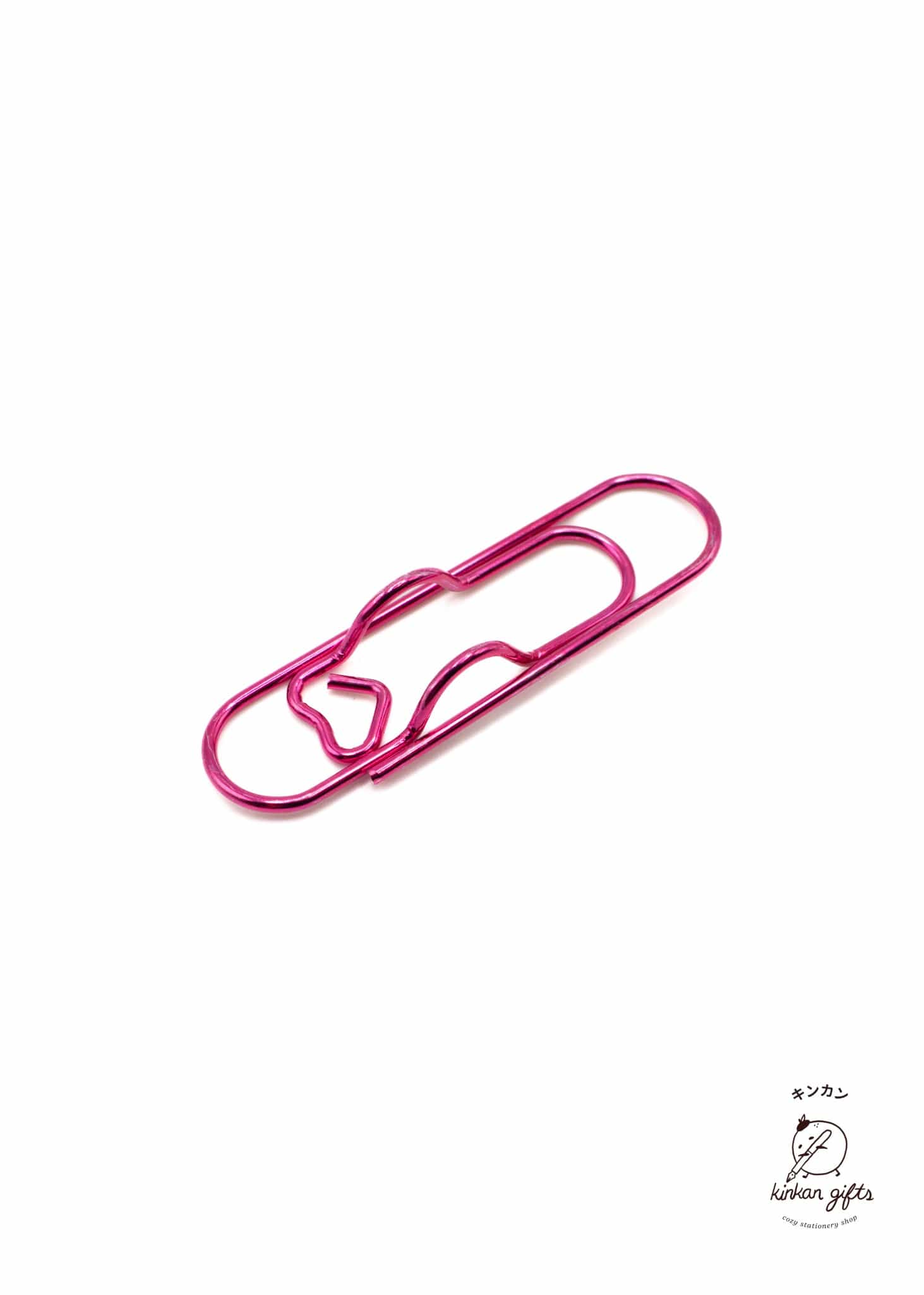 Temu Pen Clips Magenta Metal Heart Pen Holder Clip