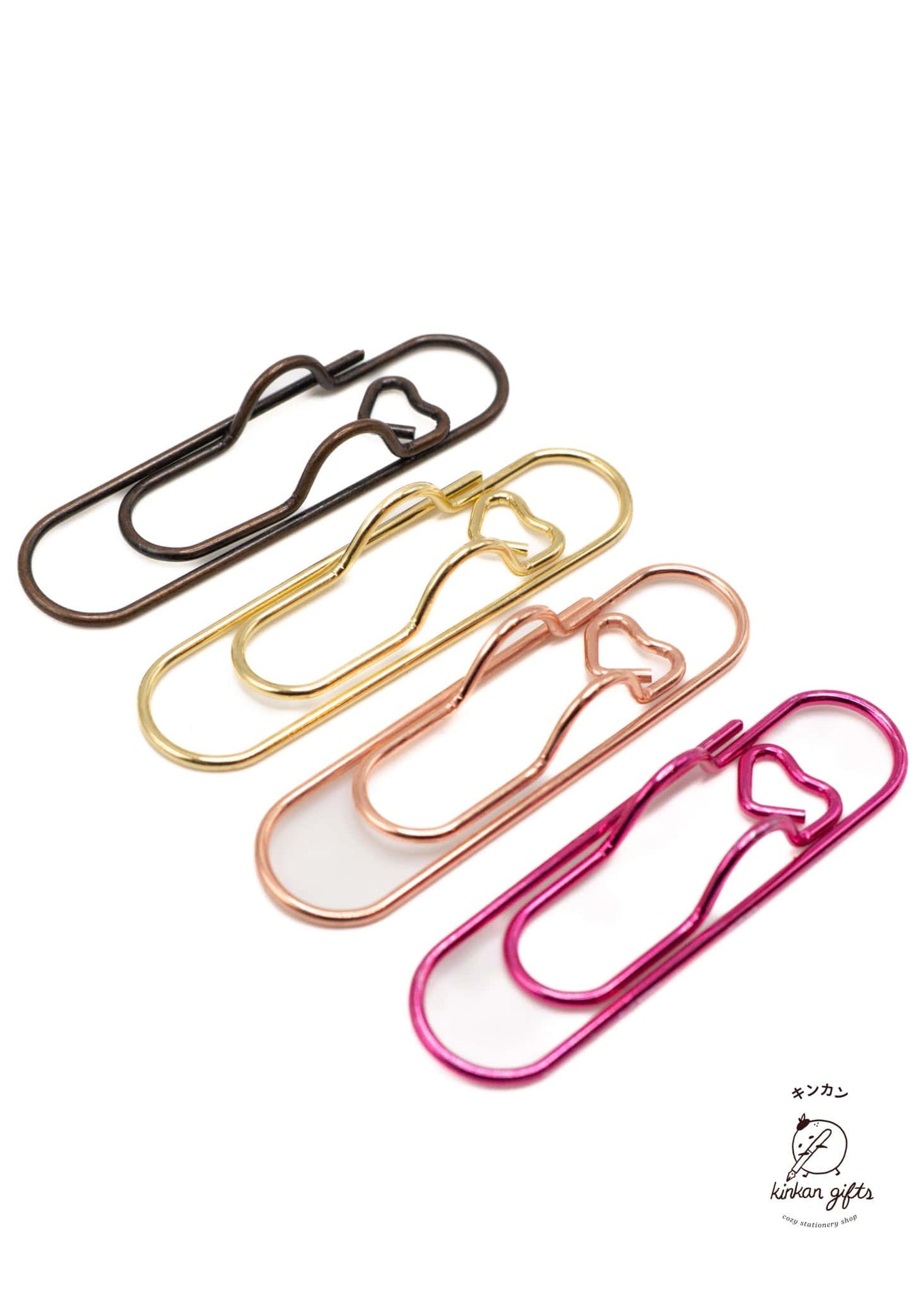 Temu Pen Clips Metal Heart Pen Holder Clip