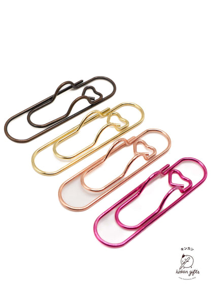 Temu Pen Clips Metal Heart Pen Holder Clip