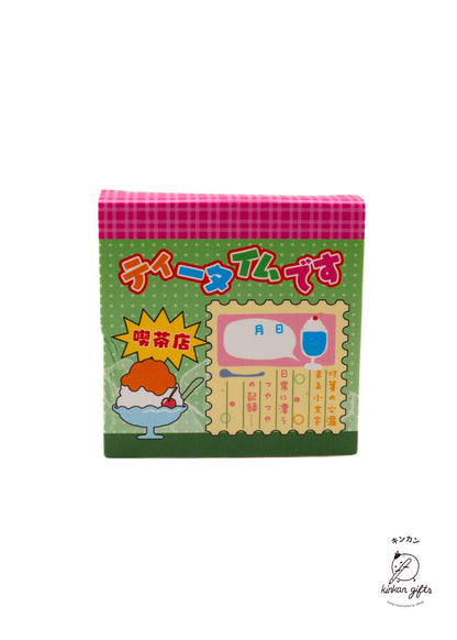 Temu Snow Time Showa Handwritten Series - Mini Memo Pad