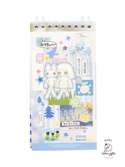 Temu Sticker Books Blues of Dreams Magical Moments Sticker Book
