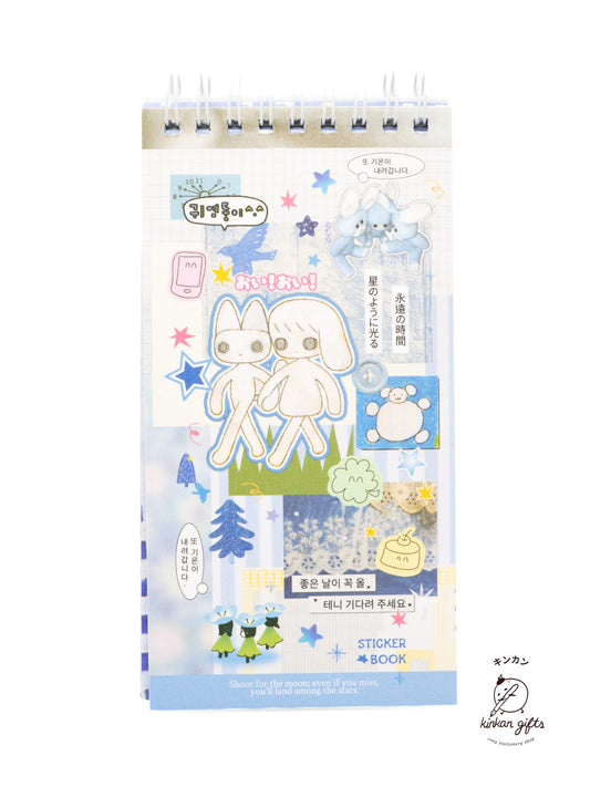 Temu Sticker Books Blues of Dreams Magical Moments Sticker Book