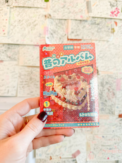 Temu Sticker Books Mr. Paper - Vintage Aesthetic Japanese Sticker Book - Showa Style Japanese Cafe
