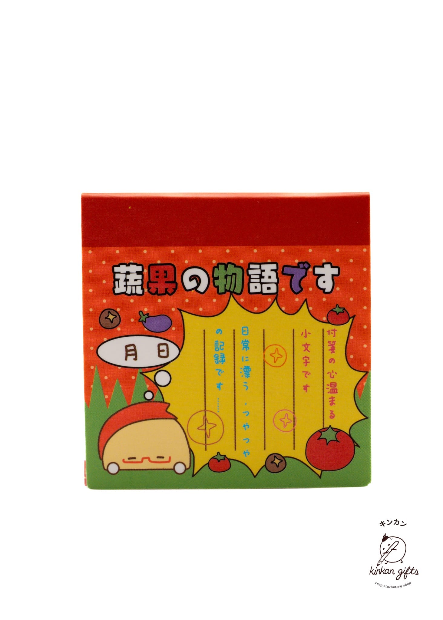 Temu Tomato Showa Handwritten Series - Mini Memo Pad