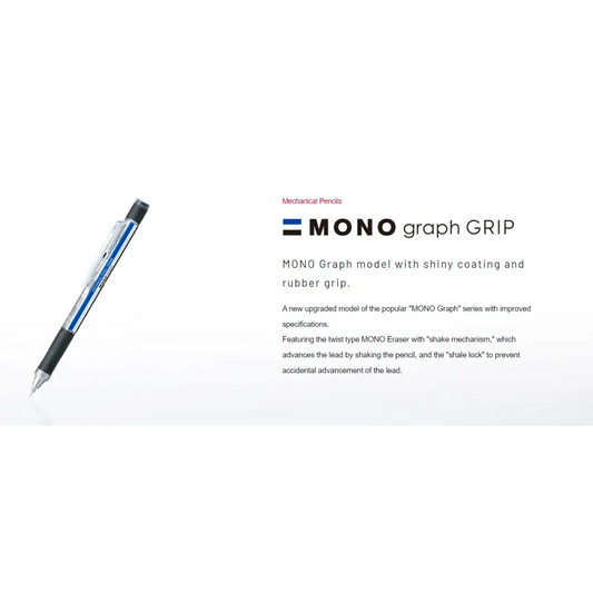 TOMBOW MONO GRAPH MECHANINCAL PENCIL - GRIP MODEL