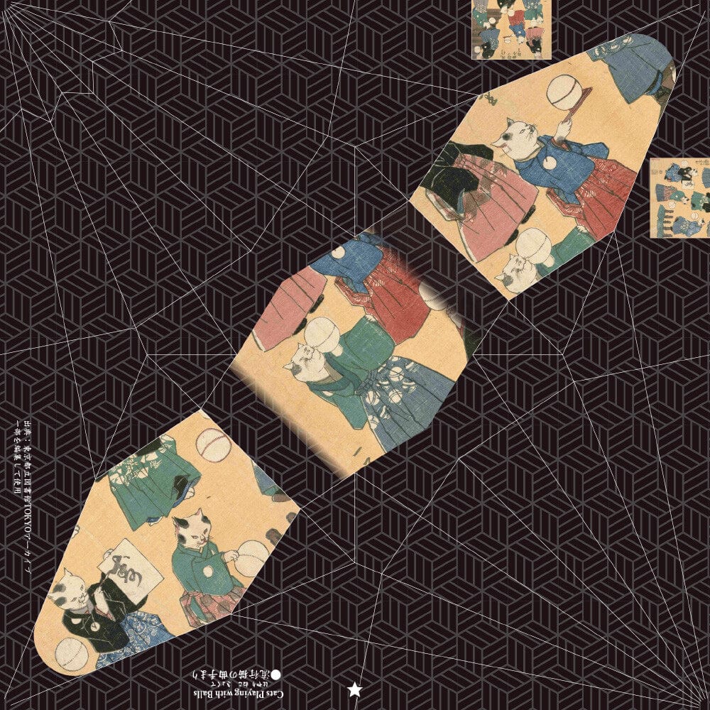 Toyo Origami Paper Utagawa Kuniyoshi Patterned Origami