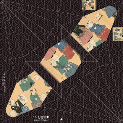 Toyo Origami Paper Utagawa Kuniyoshi Patterned Origami