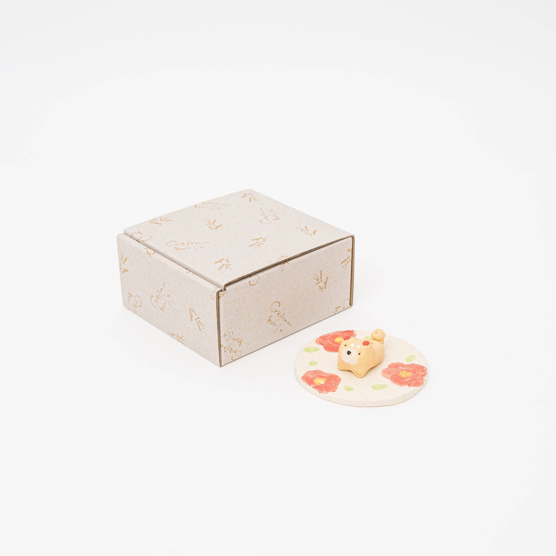 U PLUS INC Craftman House - Handmade Incense Holder Dog