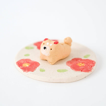 U PLUS INC Craftman House - Handmade Incense Holder Dog