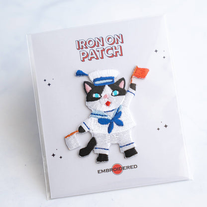 U PLUS INC Cute Cat character Patches - Iron on Patch