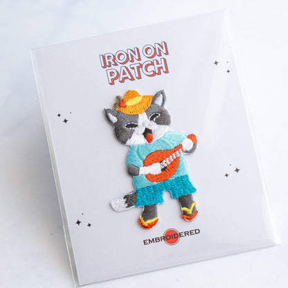 U PLUS INC Cute Cat character Patches - Iron on Patch