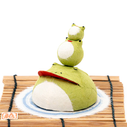 U PLUS INC Ryukodo Paper Mache Frog
