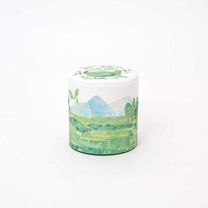 U PLUS INC Tea & Tea Sets Green - Mountain View Washi Tea Canister - Cats