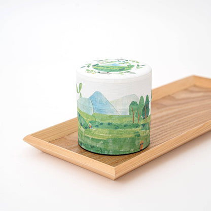 U PLUS INC Tea & Tea Sets Washi Tea Canister - Cats
