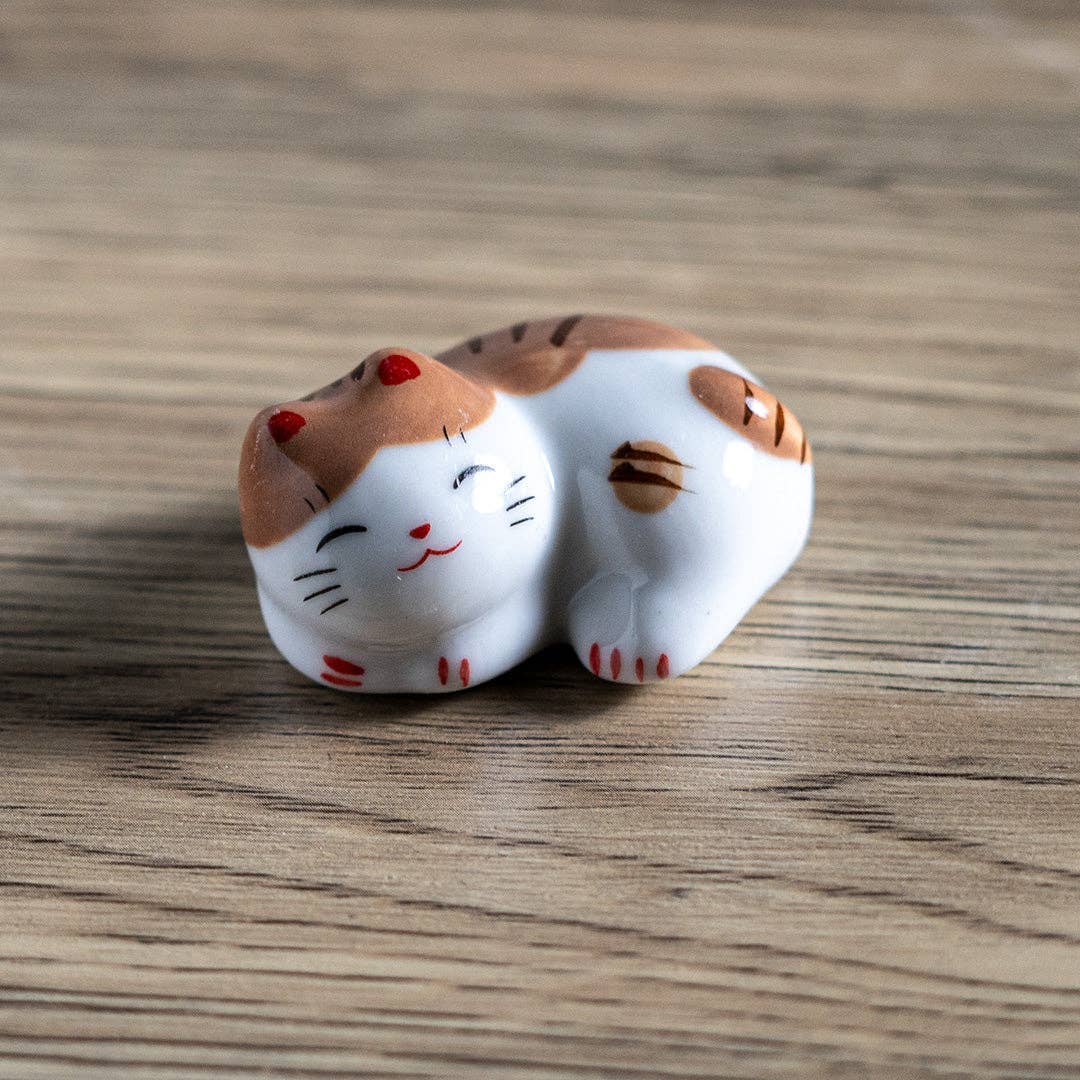 Urban Tokyo Cat Chopsticks Rest 2"L (12/288)