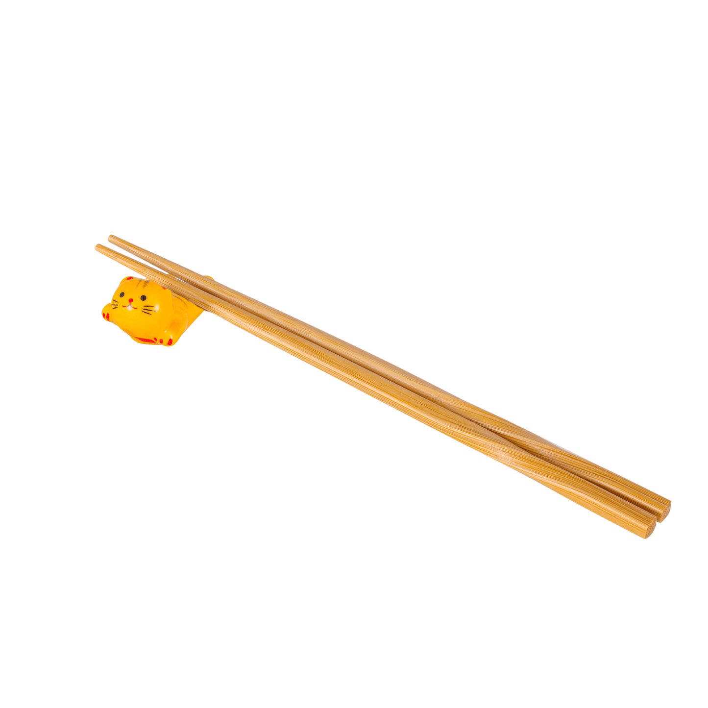 Urban Tokyo Cat Chopsticks Rest 2"L Yellow (12/288)