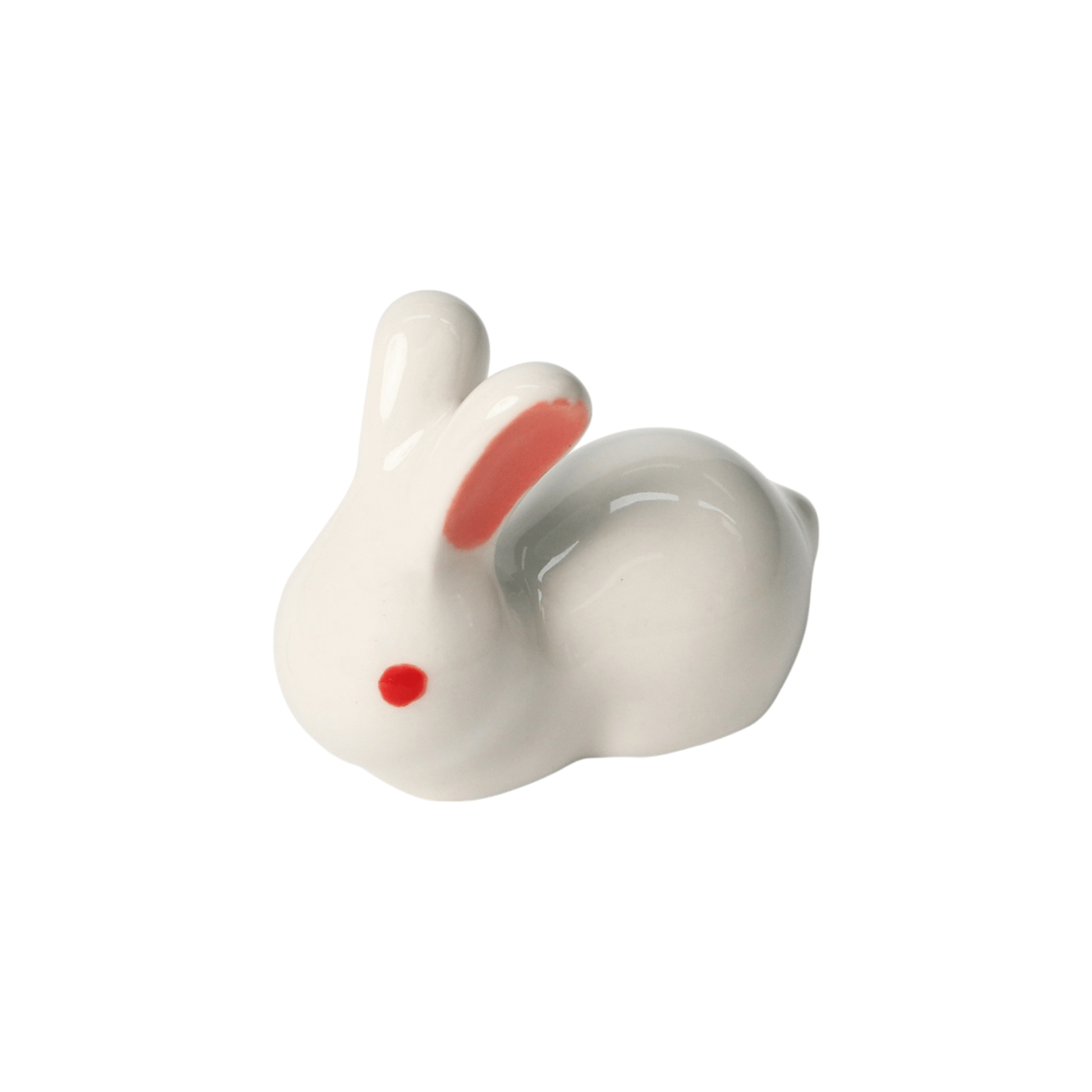Urban Tokyo Rabbit Bunny Porcelain Chopsticks Rest 2"L White (12/288)