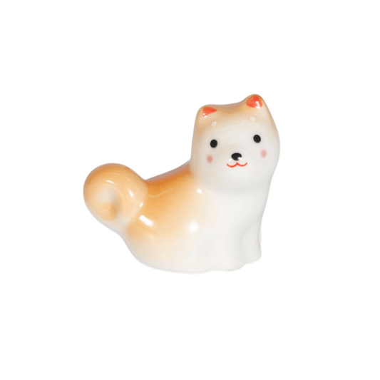 Urban Tokyo Shiba Inu Porcelain Chopsticks Rest 1.75"L (12/288)