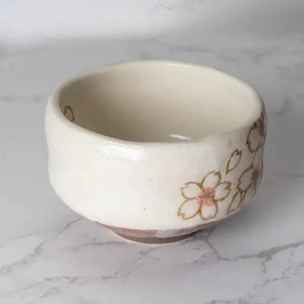 Urban Tokyo Tea & Tea Sets Sakura Cherry Blossoms Mini Matcha Bowl 8oz 3.75"D x 1.5"H P