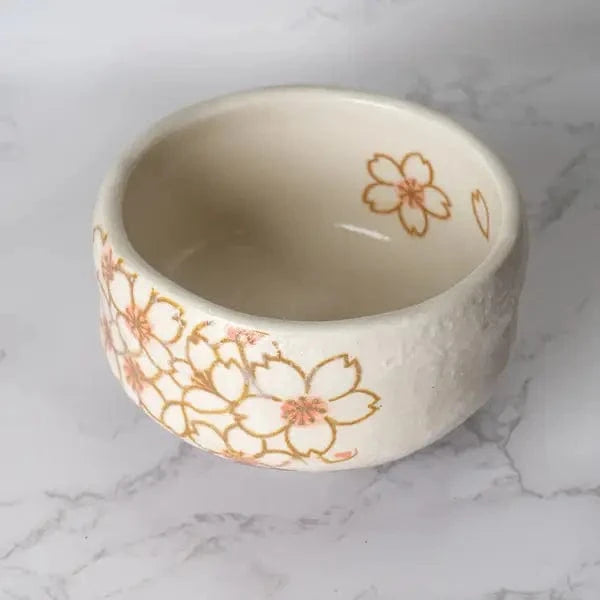 Urban Tokyo Tea & Tea Sets Sakura Cherry Blossoms Mini Matcha Bowl 8oz 3.75"D x 1.5"H P