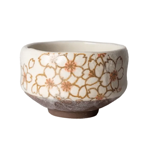 Urban Tokyo Tea & Tea Sets Sakura Cherry Blossoms Mini Matcha Bowl 8oz 3.75"D x 1.5"H P