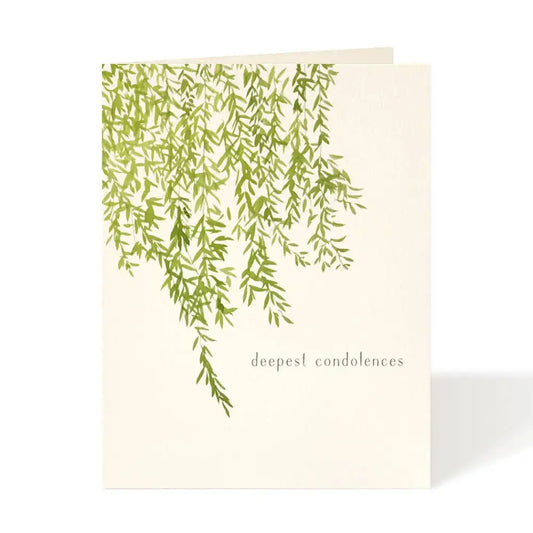 Weeping Willow -- Sympathy Card - greeting cards