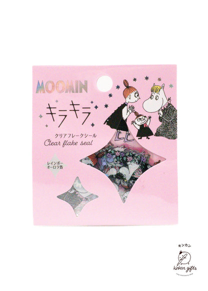 WORLD CRAFT CO.,LTD. Decorative Stickers World Craft - Clear Flake Seal - Moomin - Moomin Girls