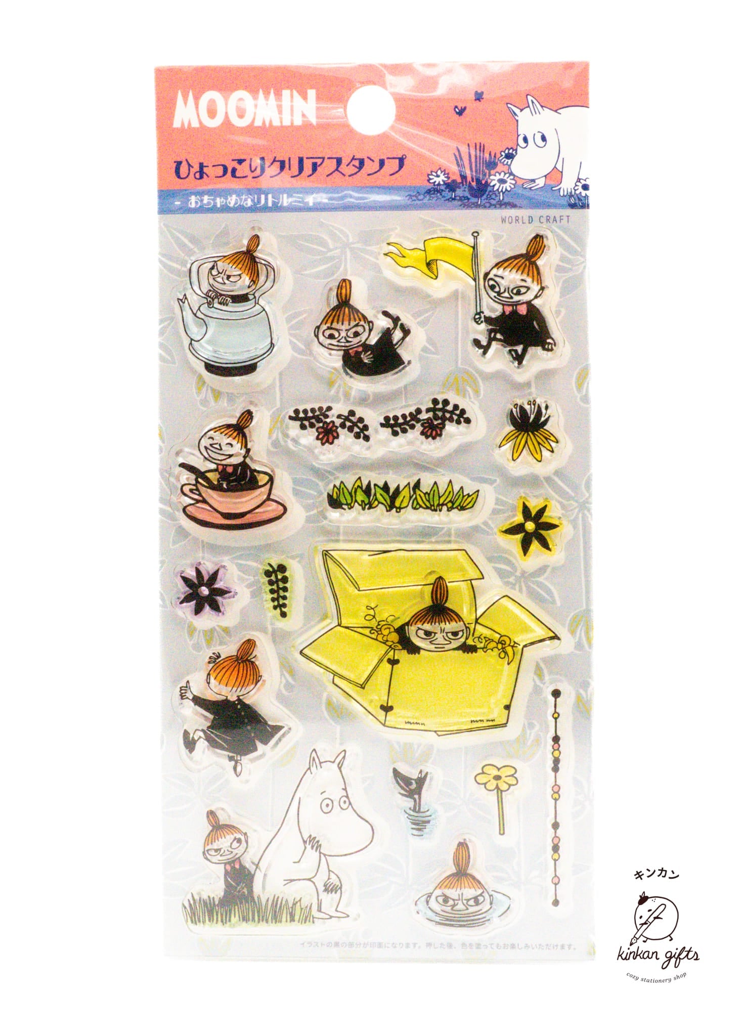 WORLD CRAFT CO.,LTD. Stamps & Ink Pads World Craft Stamps - Moomin - The Mischievous Little My