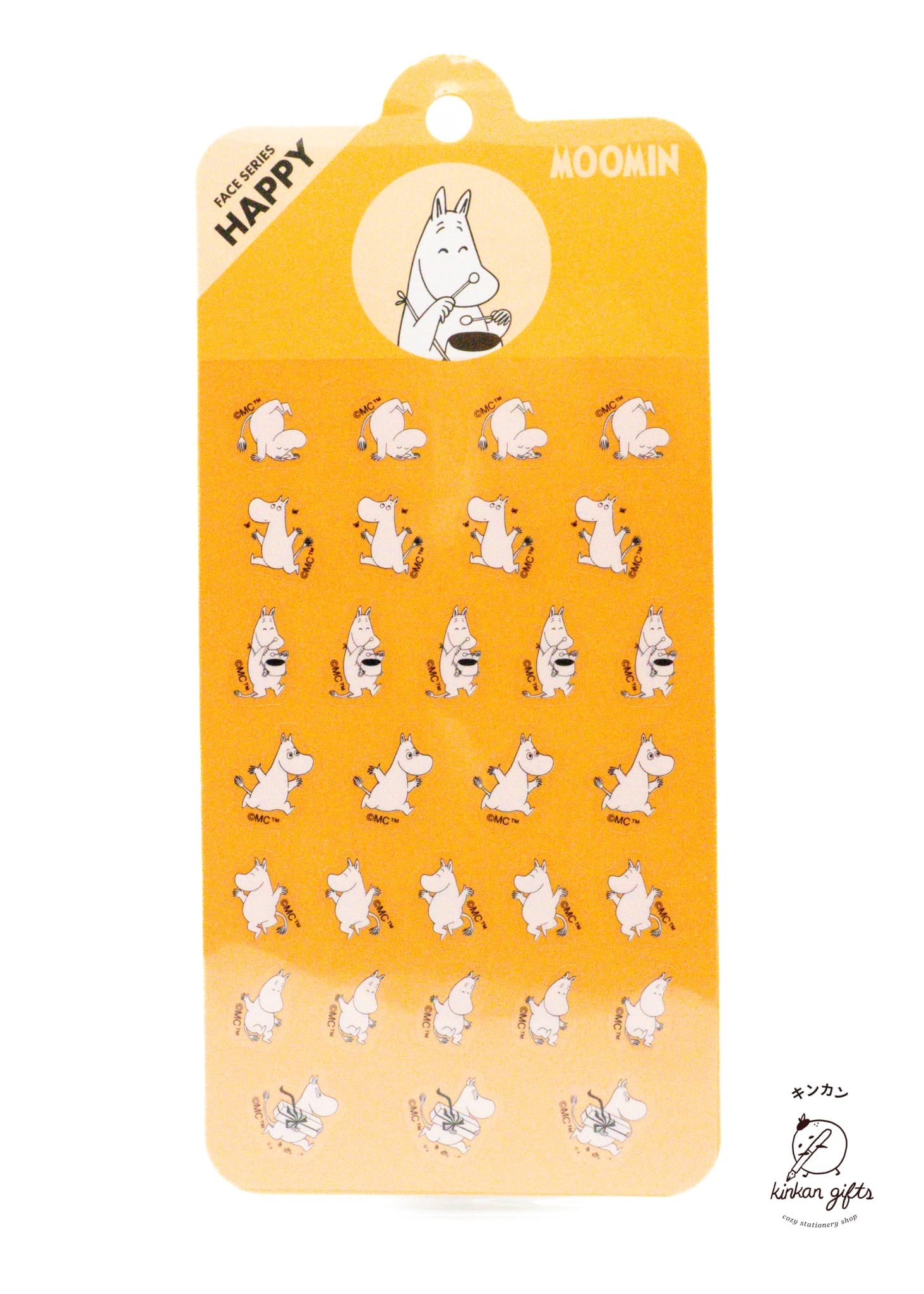 WORLD CRAFT CO.,LTD. Sticker Sheet World Craft Sticker Sheet - Moomin - Happy