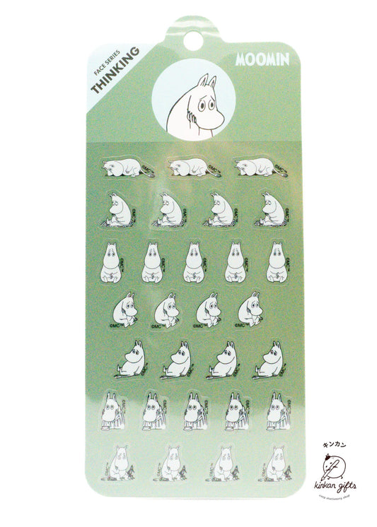 WORLD CRAFT CO.,LTD. Sticker Sheet World Craft Sticker Sheet - Moomin - Thinking