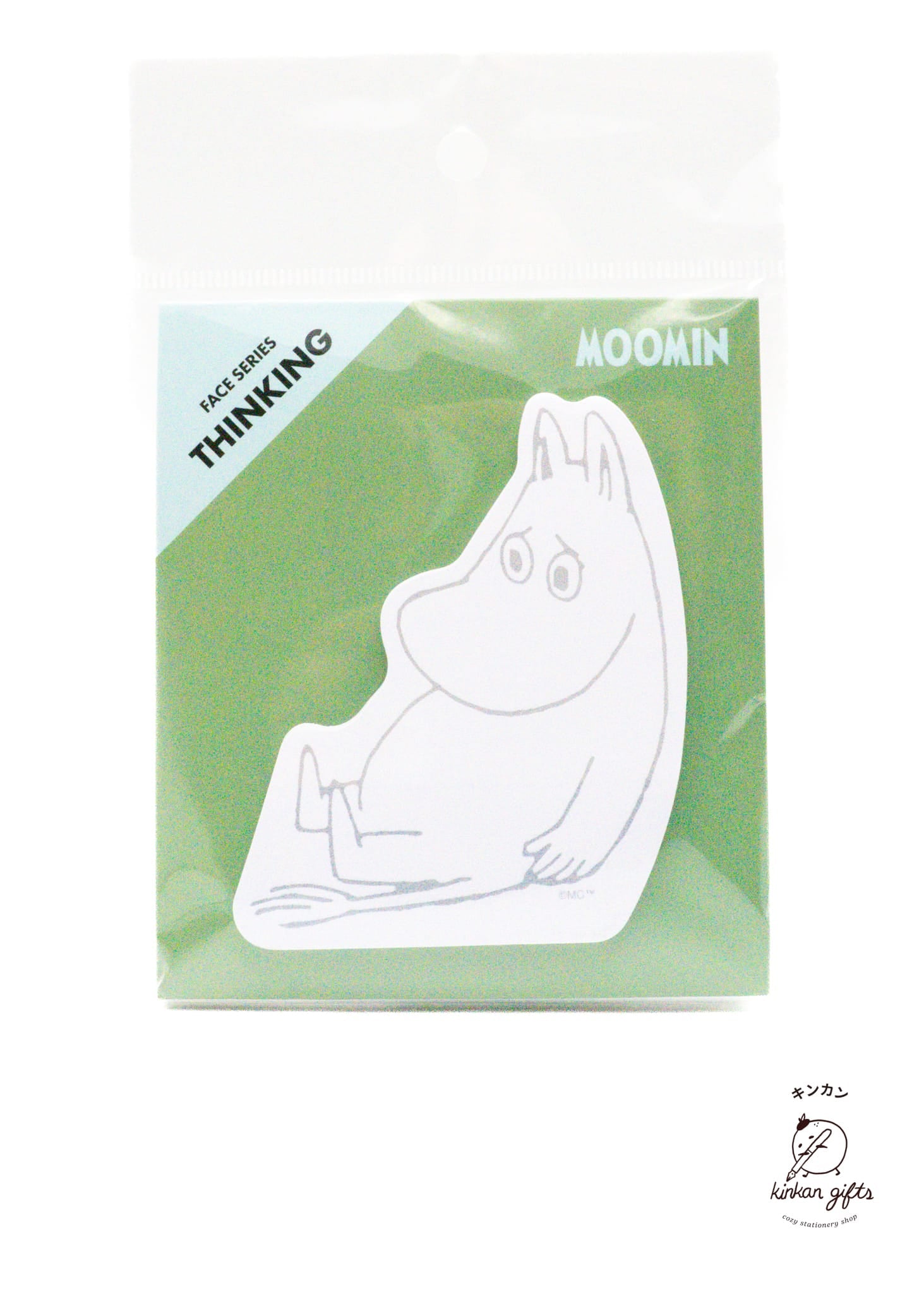 WORLD CRAFT CO.,LTD. Sticky Notes World Craft Sticky Notes - Moomin - Thinking