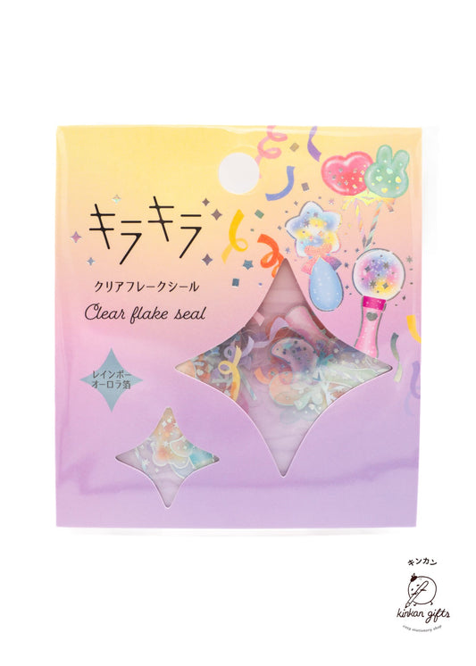 WORLD CRAFT CO.,LTD. World Craft - Clear Flake Seal - Party Time