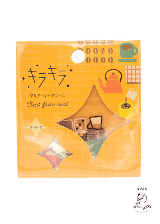 WORLD CRAFT CO.,LTD. World Craft - Clear Flake Seal - With Coffee