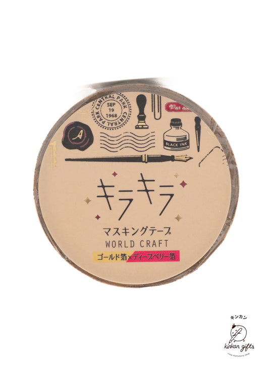 WORLD CRAFT CO.,LTD. World Craft Washi Tape - Letter