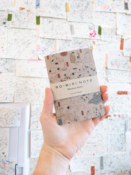 YAMAMOTO PAPER Notebooks & Notepads Museum Series RO-BIKI NOTE - Cat Design